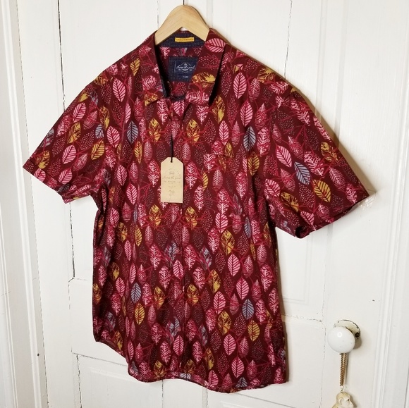 Across the Pond Men's Button-down Shirt NWT - Picture 2 of 8